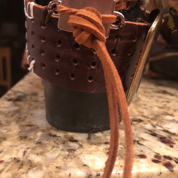 Pre-owned women's leather harness boots - Picture 6 of 6